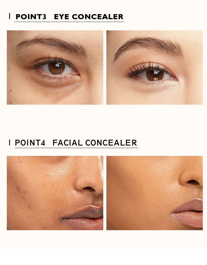 15 Colors Face Contour Concealer Cream Full Cover Blemish Acne Foundation Waterproof Concealer Base Makeup Palette Cosmetic