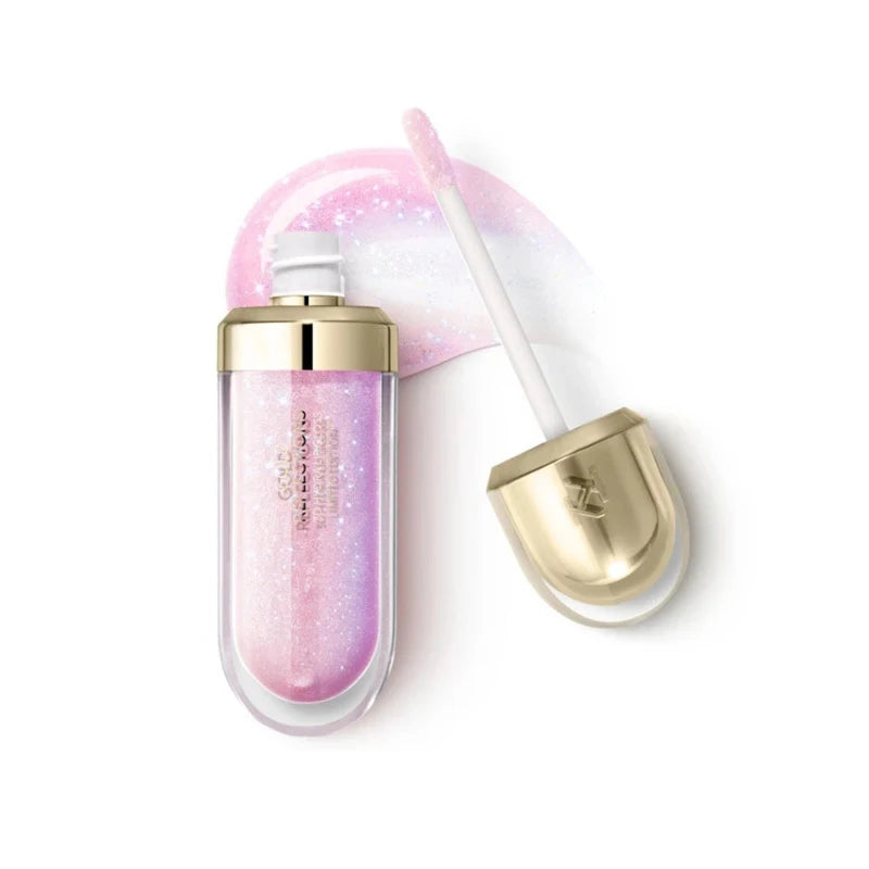 Kiko 3D Hydra LipGloss Non-fading Waterproof Blusher Moisturizing Shimmer Makeup Lip Gloss Lipstick Brun Rose Pearly Mauve Liner