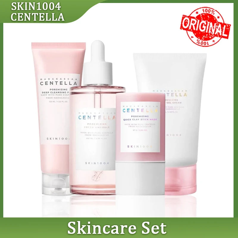 Skin1004 Centella Asiatica Toner Cleanser Facial Serum Cleansing Oil & Moisturizer Skincare Set Original Products